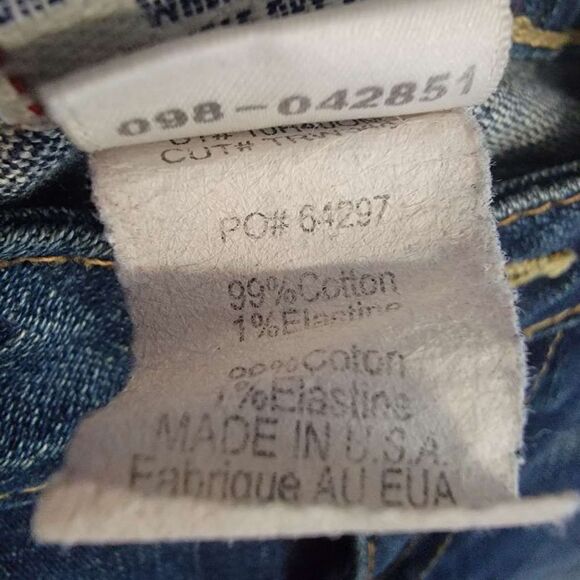 True Religion Stella Skinny Jean Womens SZ 29 Dark Wash Designer - Picture 6 of 6